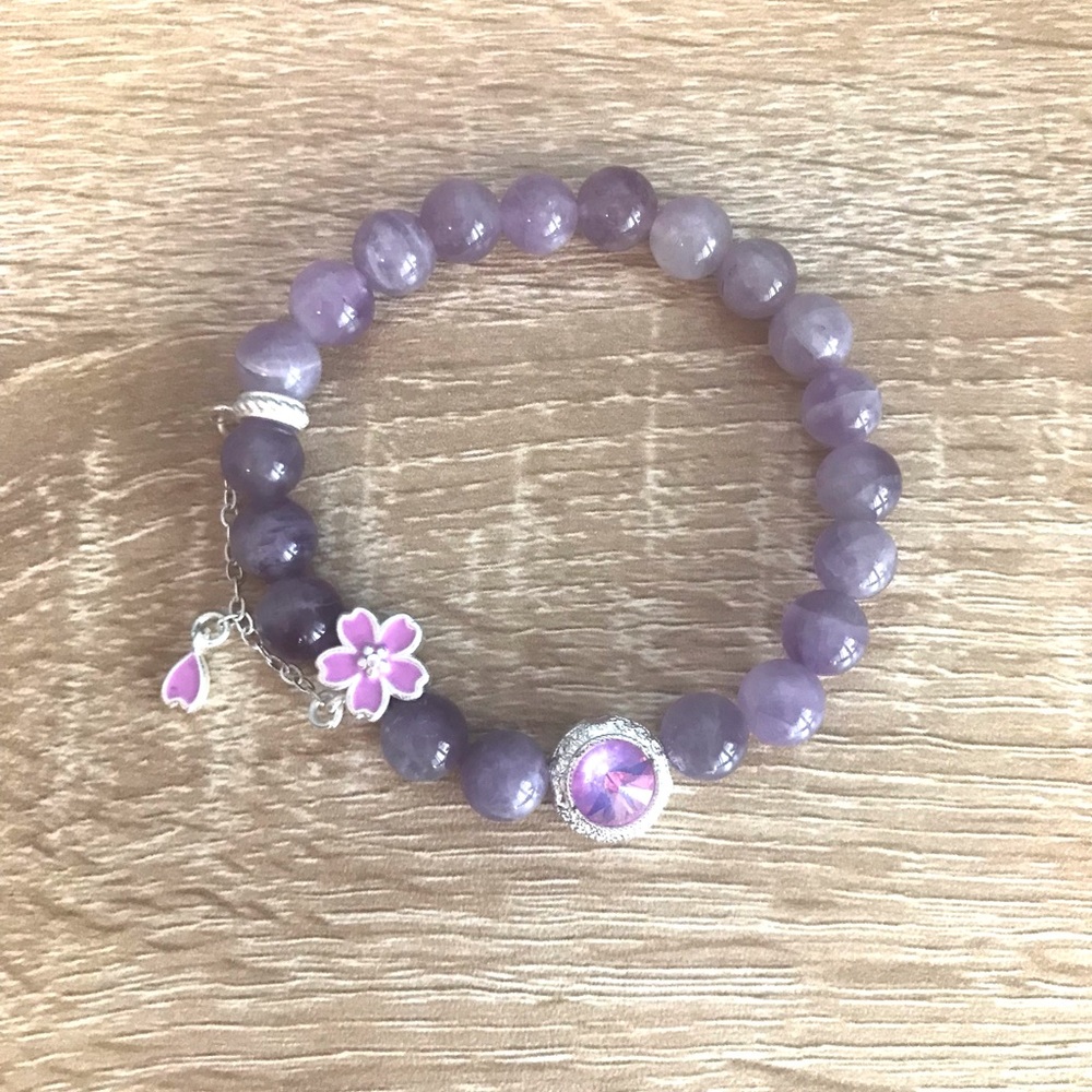 Violet Amethyst Bracelet
